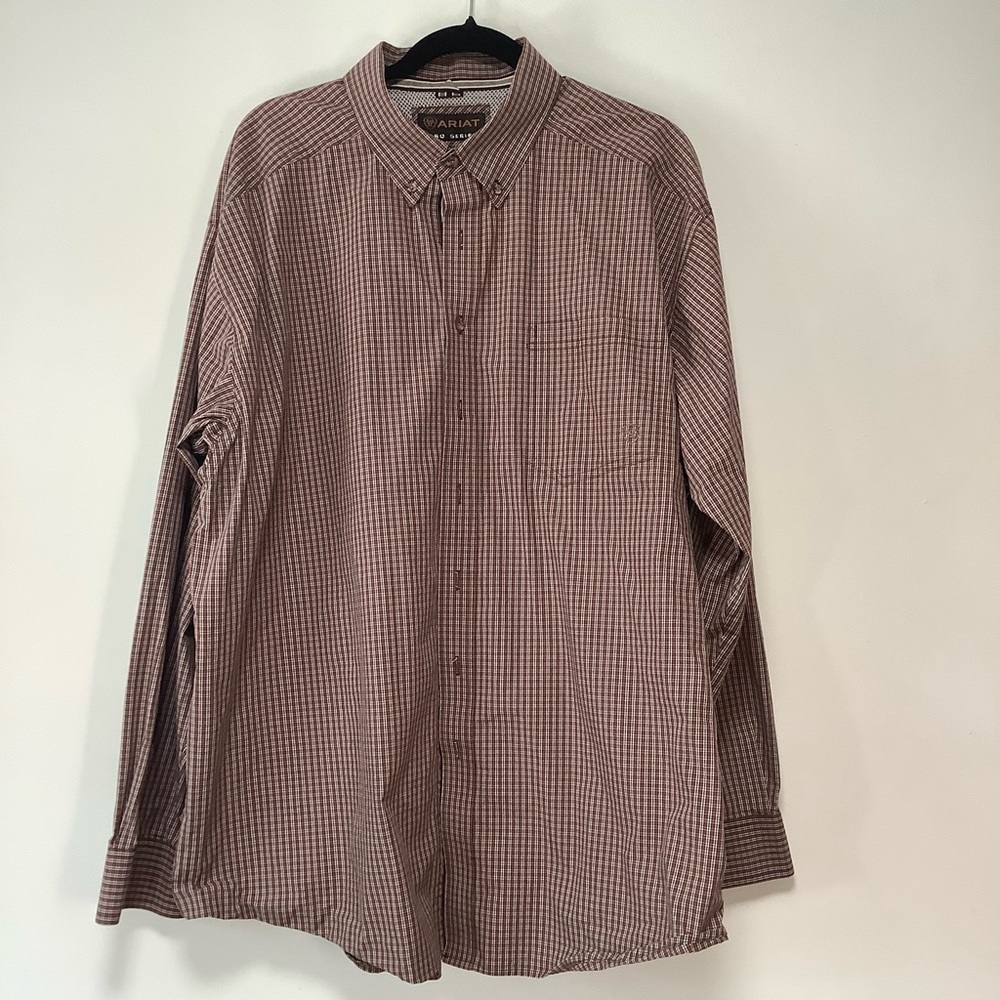 Ariat Brown Casual Button Down Shirt